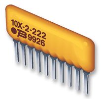 BOURNS 4610X-101-271LF Fixed Network Resistor, 270 ohm, Bussed, 9 Resistors, SIP, PC Pin, ± 2%